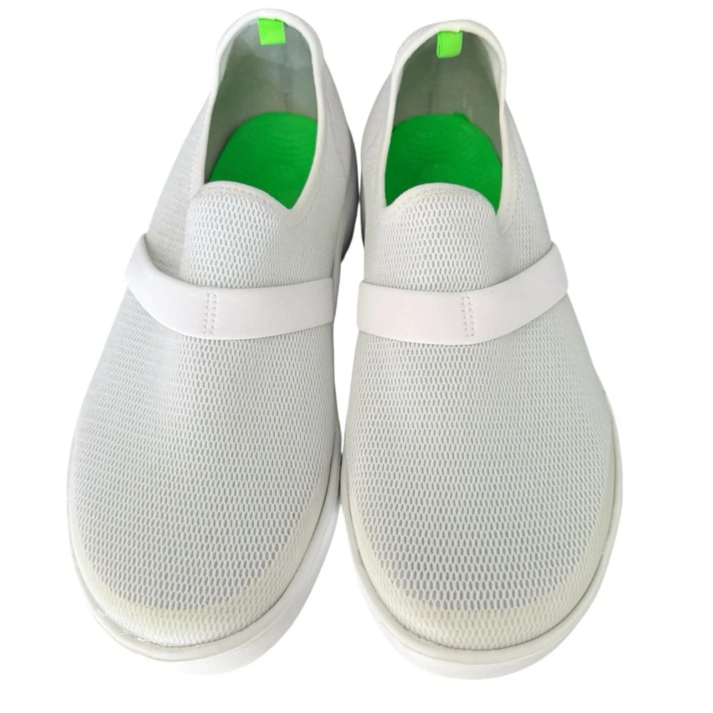 OOFOS Oomg Low‎ Mesh White US Women's Size 10